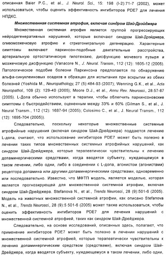 Использование ингибиторов pde7 для лечения нарушений движения (патент 2449790)