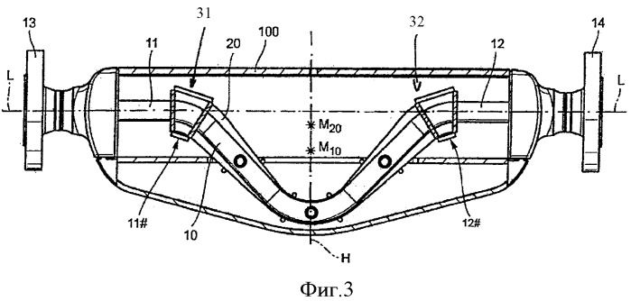 Измерительный преобразователь вибрационного типа и применение измерительного преобразователя во встроенном приборе (патент 2405128)