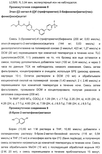 Производные фенилалкановой кислоты и фенилоксиалкановой кислоты, их применение и содержащая их фармацевтическая композиция (патент 2323929)