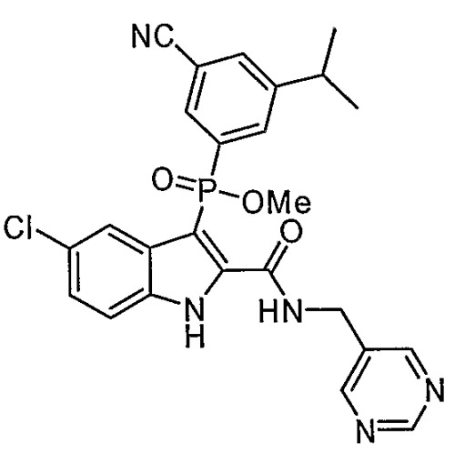 Фосфоиндолы как ингибиторы вич (патент 2393163)