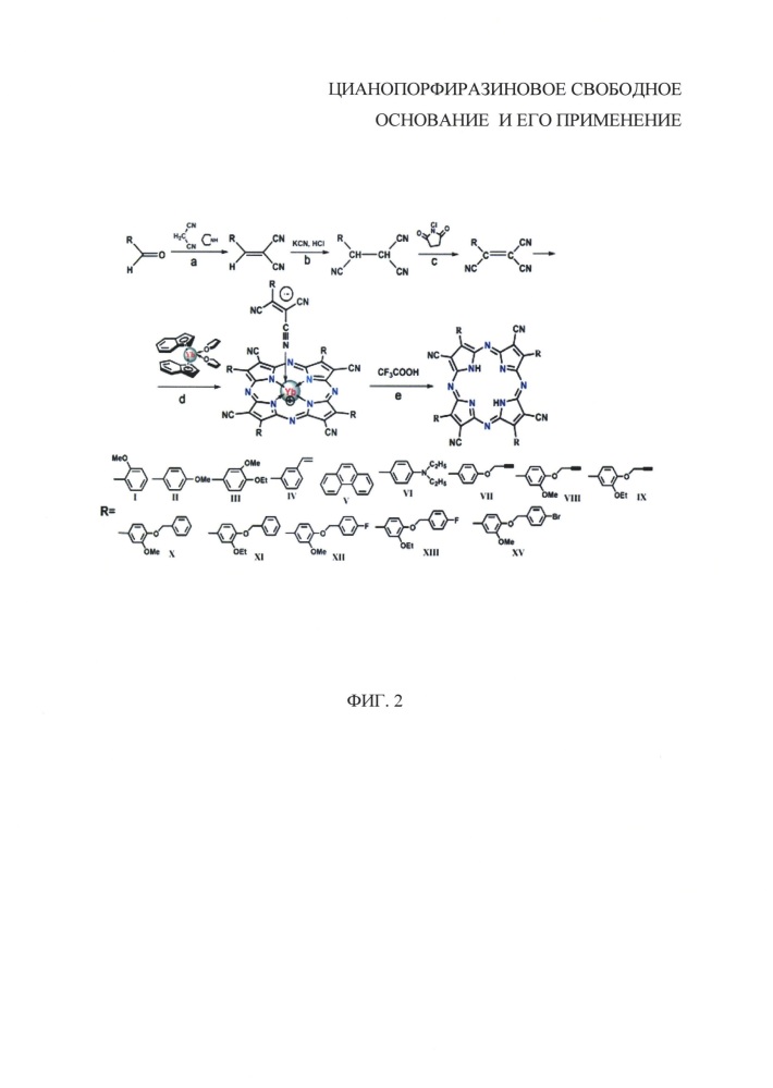 Цианопорфиразиновое свободное основание и его применение (патент 2665471)