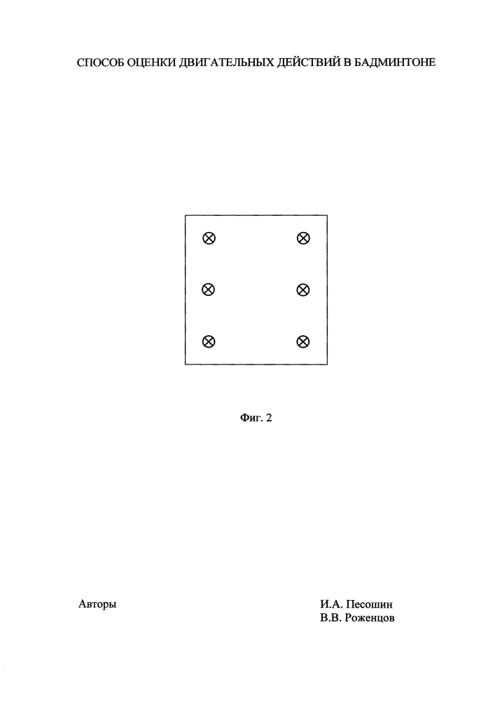 Способ оценки двигательных действий в бадминтоне (патент 2626547)