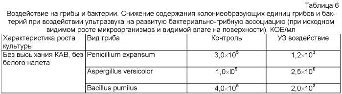 Способ разрушения микроорганизмов-биодеструкторов на поверхностях объектов в жилых отсеках космической станции (патент 2372942)