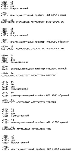 Мутеины липокалина слезной жидкости, обладающие аффинностью к с-мет рецепторной тирозинкиназе человека и способы их получения (патент 2515063)