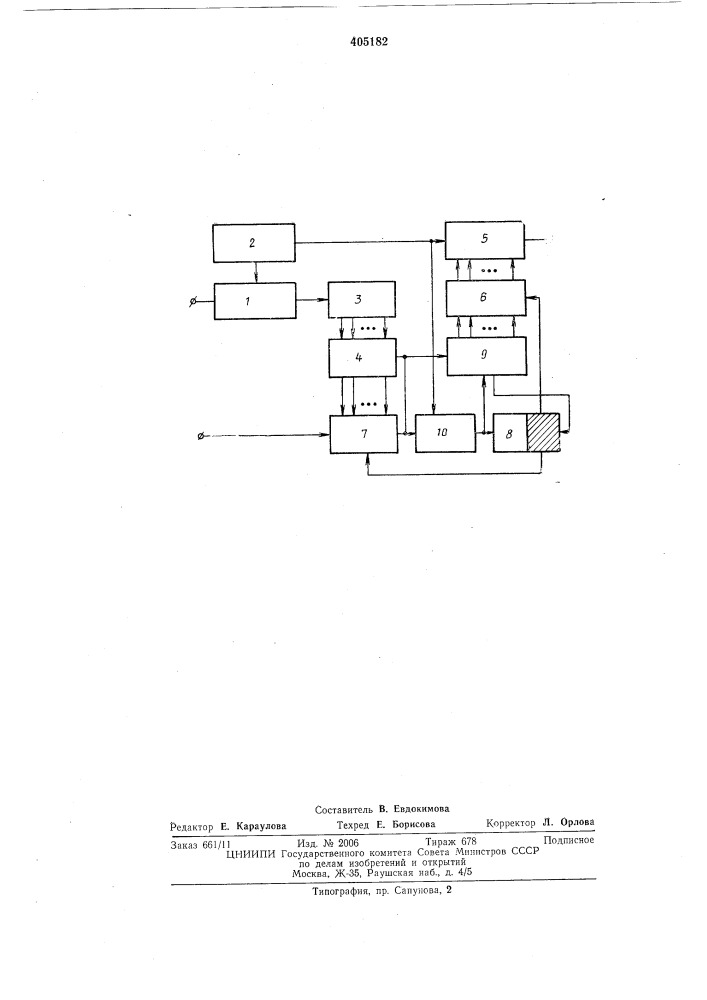 Устройство синхронизации дискретных сигналов в системах прерывистой связи (патент 405182)