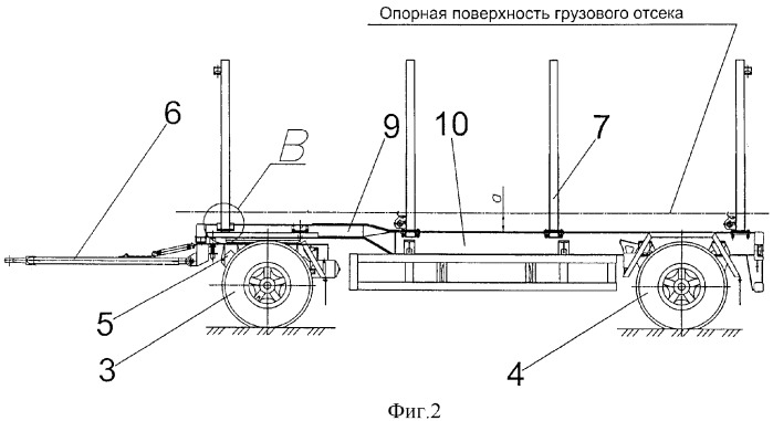Прицепное транспортное средство (патент 2333852)