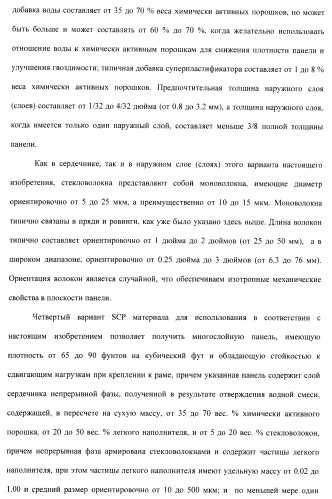 Армированные цементные сдвигоустойчивые панели (патент 2425934)