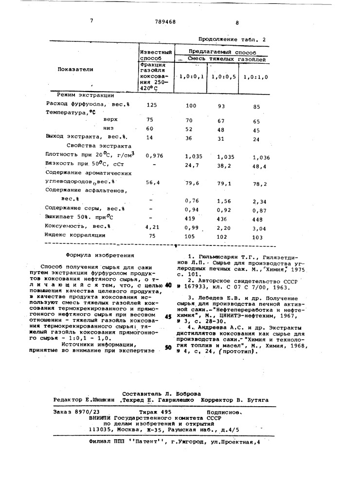 Способ получения сырья для сажи (патент 789468)