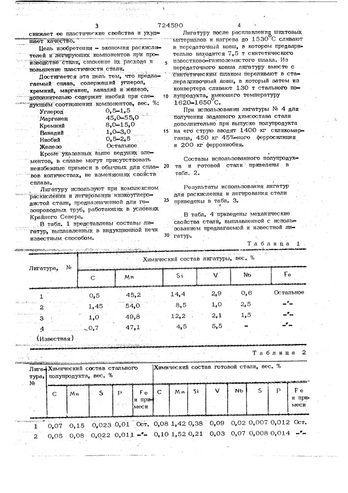 Лигатура (патент 724590)