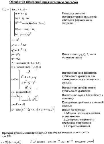 Способ разностно-дальномерного определения декартовых координат приемника (патент 2310213)