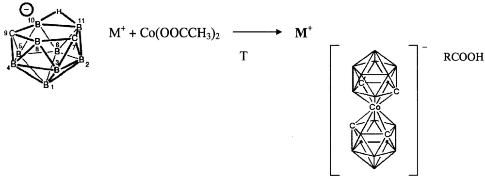 Способ получения солей бис(дикарболлид) кобальта (патент 2643368)