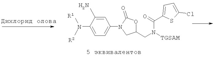 Комбинированная терапия с помощью замещенных оксазолидинонов (патент 2321407)