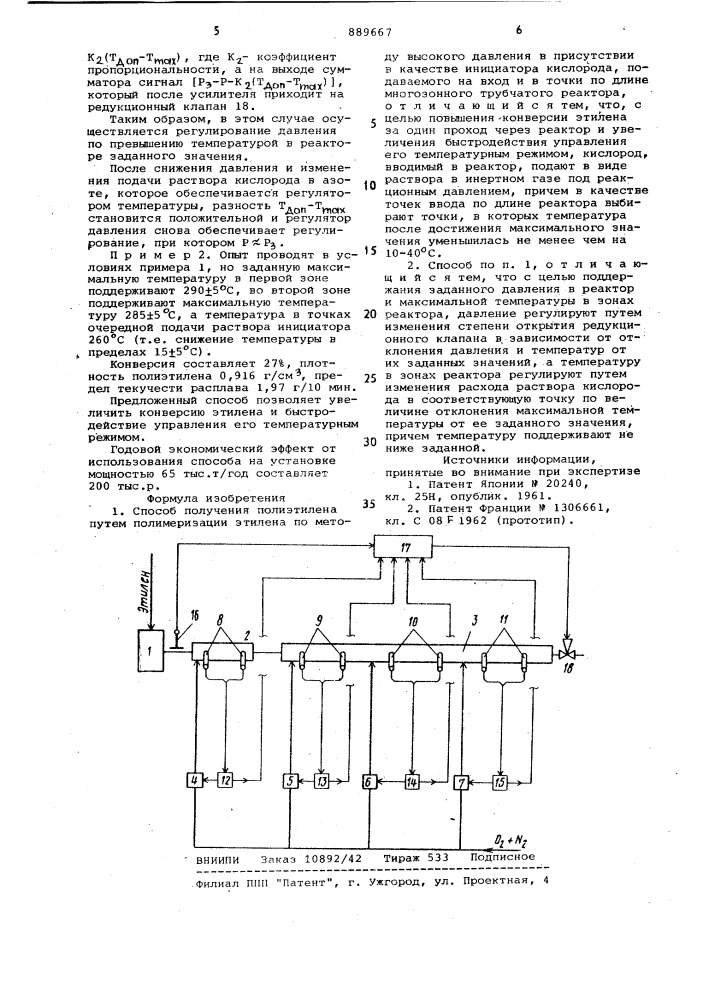 Получение полиэтилена схема