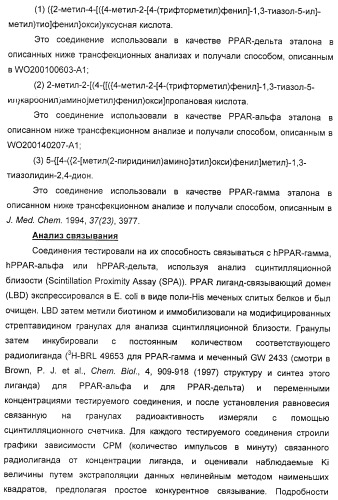 Производные фенилалкановой кислоты и фенилоксиалкановой кислоты, их применение и содержащая их фармацевтическая композиция (патент 2323929)