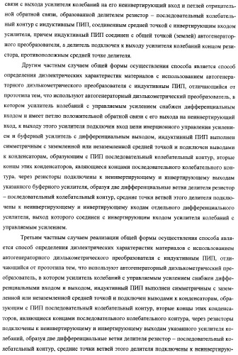 Автогенераторный диэлькометрический преобразователь и способ определения диэлектрических характеристик материалов с его использованием (варианты) (патент 2361226)