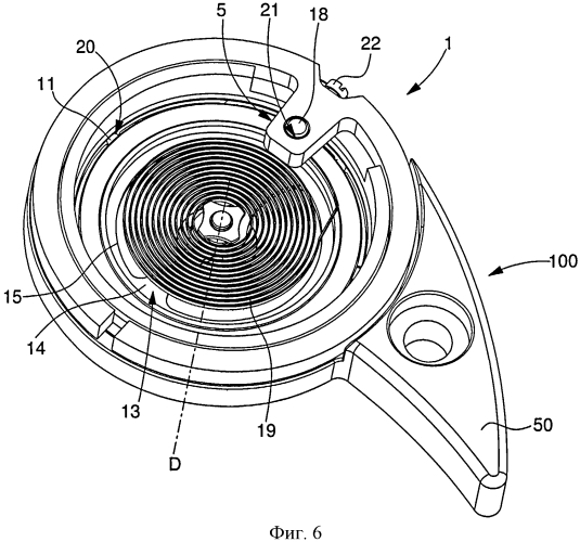 Набор колес для часов с периферийной направляющей (патент 2567558)