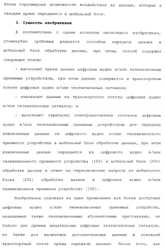 Способы и устройства для передачи данных в мобильный блок обработки данных (патент 2367112)