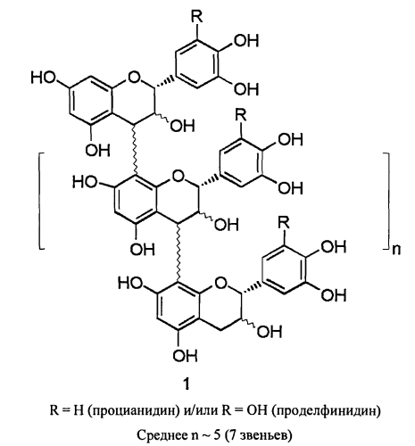 Способ производства проантоцианидиновой полимерной композиции (патент 2593014)