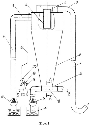 Гидроциклон (патент 2327528)