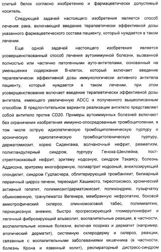 Гликозилированные антитела (варианты), обладающие повышенной антителозависимой клеточной цитотоксичностью (патент 2321630)