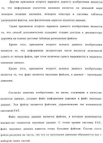 Способ воспроизведения и способ доступа к данным (патент 2311693)