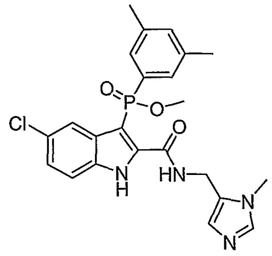 Фосфоиндолы как ингибиторы вич (патент 2393163)