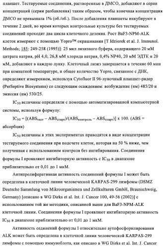 2,4-пиримидиндиамины, применяемые в лечении неопластических болезней, воспалительных и иммунных расстройств (патент 2395500)