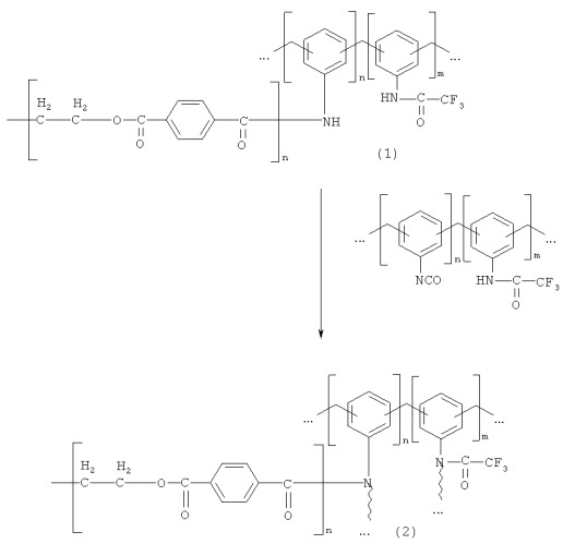 Способ модификации поверхности гранулята полиэтилентерефталата (патент 2495884)