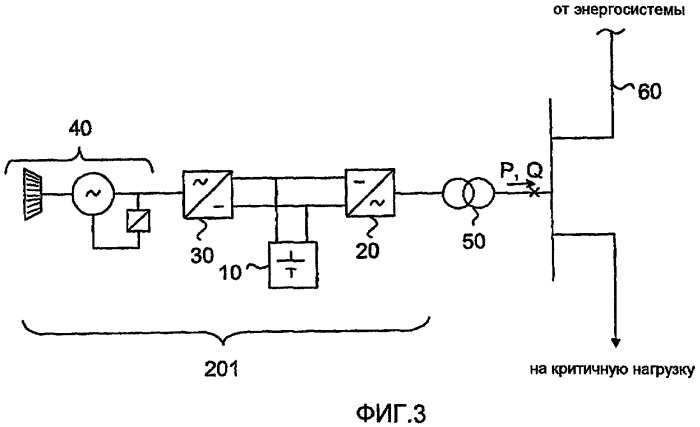Устройство и способ для подачи энергии к критичной нагрузке (патент 2436217)