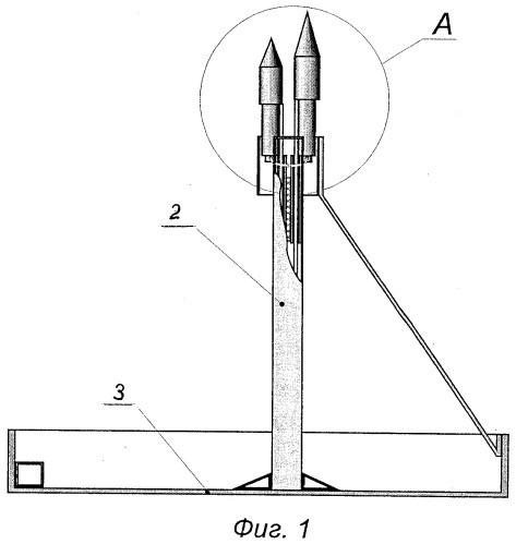 Батарея фейерверочных ракет (патент 2316716)