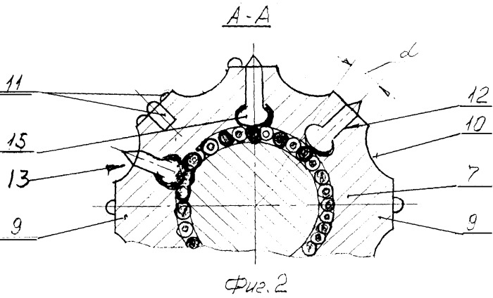 Буровое шарошечное долото (патент 2509198)