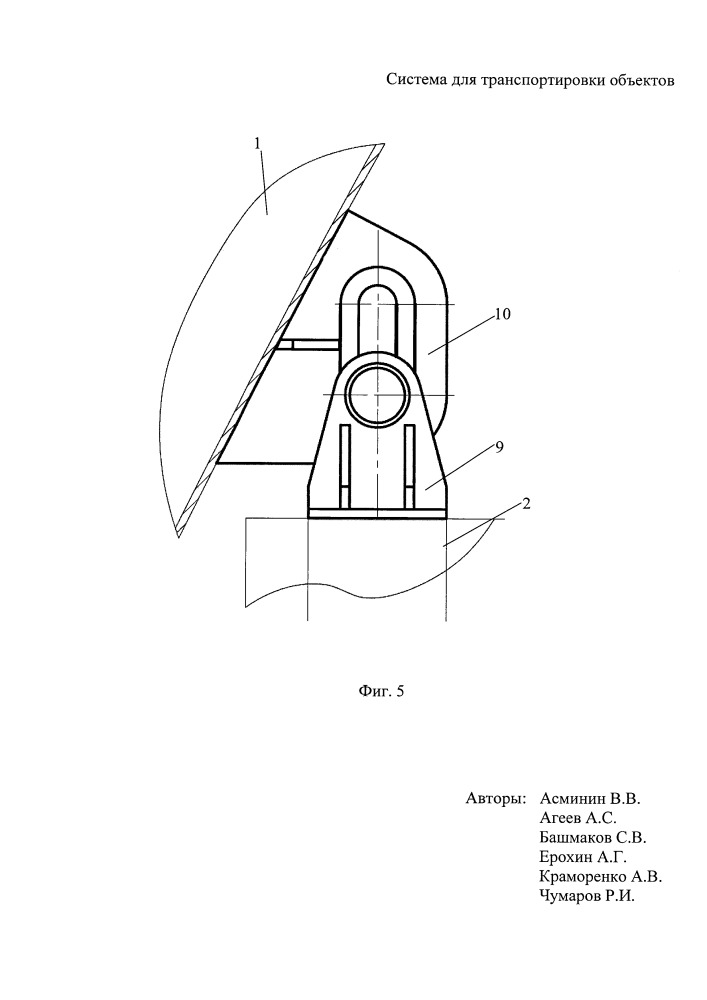 Система для транспортировки объектов (патент 2657618)