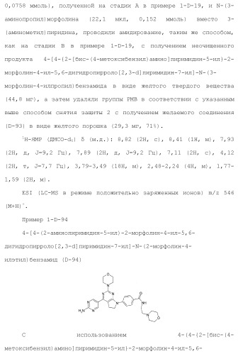 Производное пиримидина в качестве ингибитора pi3k и его применение (патент 2448109)