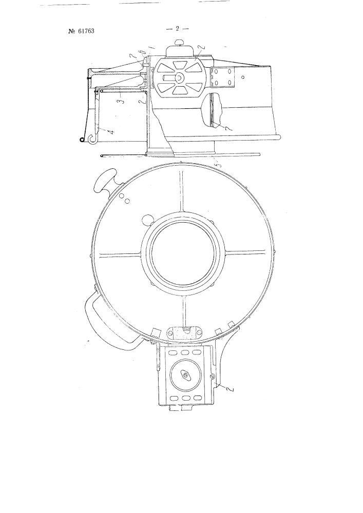 Устройство для размотки шнура с резиновых рукавов (патент 61763)