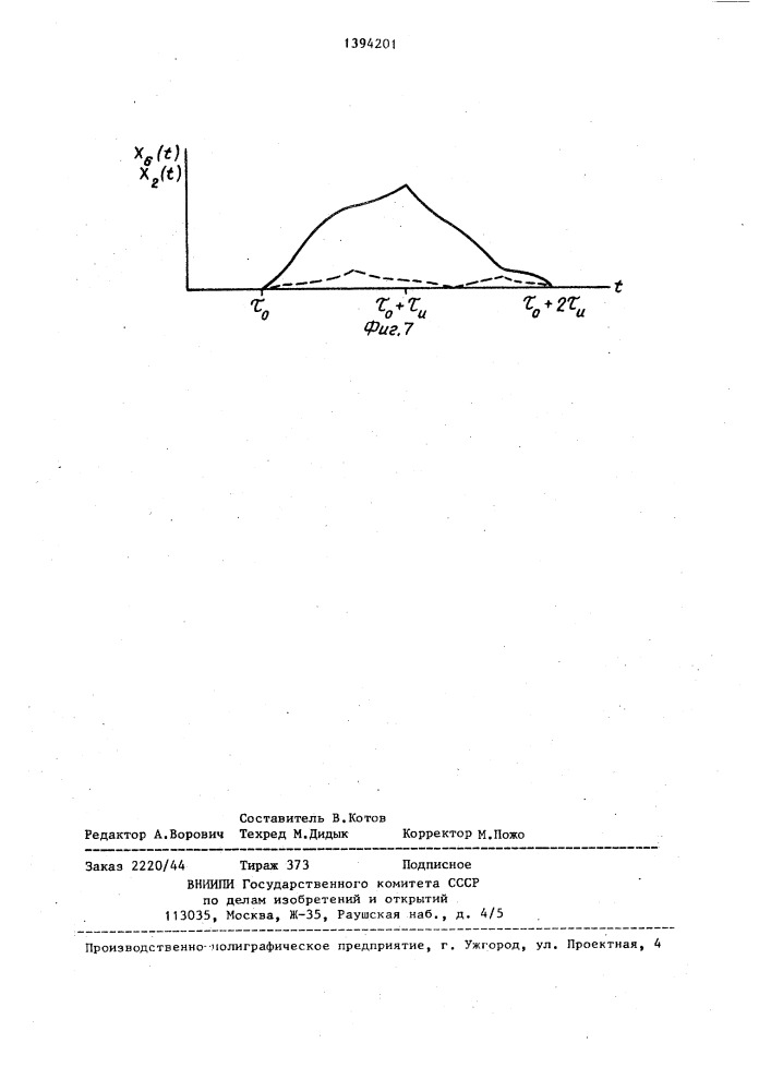 Устройство для измерения временного положения импульсных радиосигналов (патент 1394201)