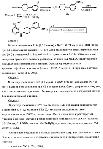 Производные 2-(пиперидин-4-ил)-4-фенокси- или фениламинопиримидина в качестве ненуклеозидных ингибиторов обратной транскриптазы (патент 2469032)