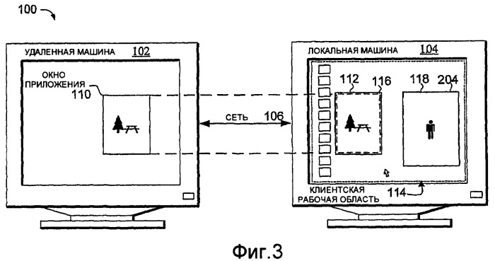 Предоставление возможности применения команды изменения графического окна к дистанционно сгенерированному графическому окну (патент 2420797)