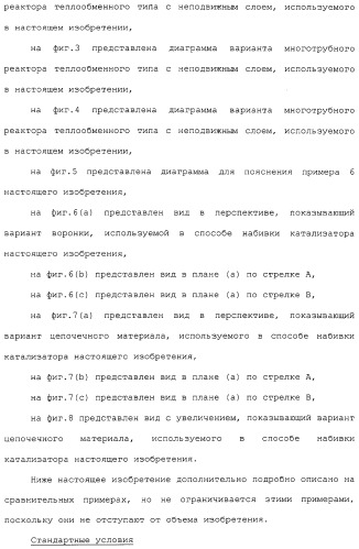 Способ каталитического окисления в паровой фазе и способ получения (мет)акролеина или (мет)акриловой кислоты этим способом (патент 2309936)