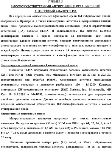 Связывающие протеины, специфичные по отношению к инсулин-подобным факторам роста, и их использование (патент 2492185)