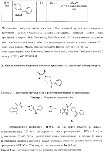 Индольные, азаиндольные и родственные гетероциклические 4-алкенилпиперидинамиды (патент 2323934)