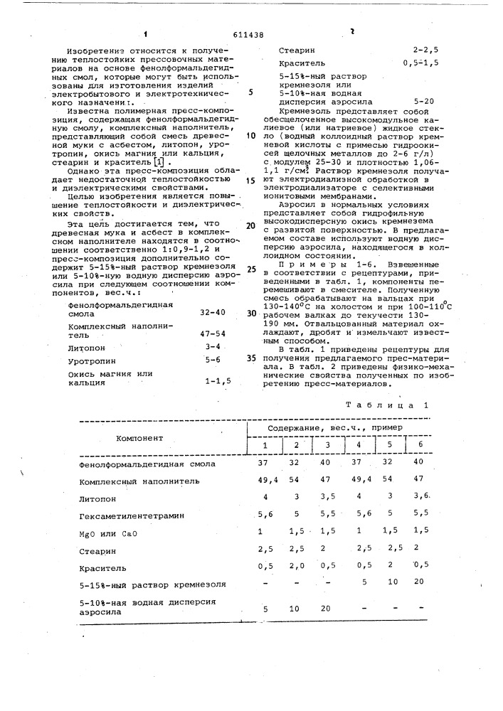 Полимерная пресс-композиция (патент 611438)