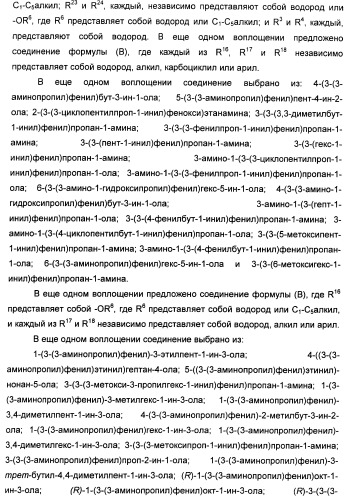 Соединения, представляющие собой алкинилфенильные производные, для лечения офтальмических заболеваний и расстройств (патент 2470910)