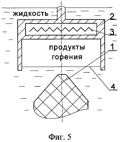 Способ управления сжиганием унитарного твердого топлива в жидкой среде и газогенератор (патент 2357094)