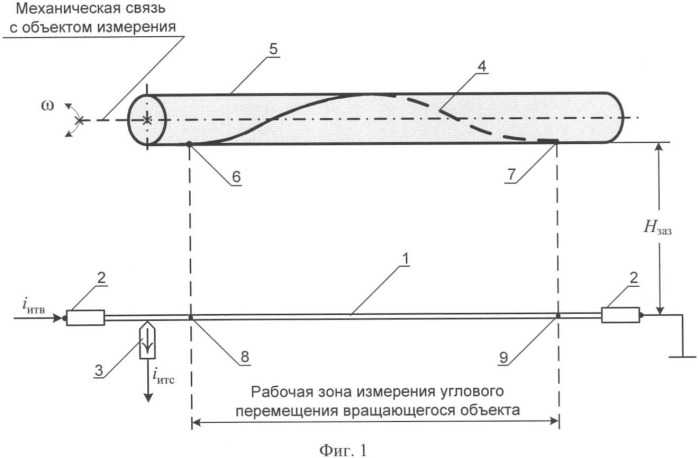 Магнитострикционный датчик перемещений (патент 2343645)