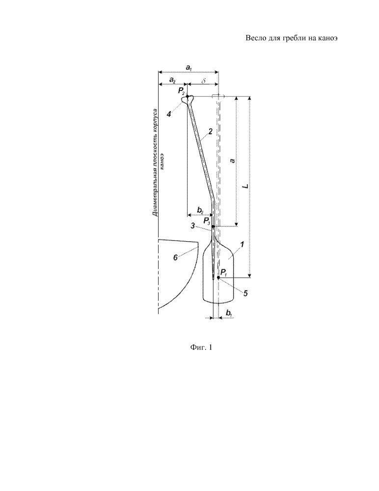 Весло для гребли на каноэ (патент 2652601)