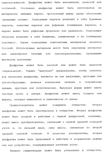 Акустическое устройство и способ создания акустического устройства (патент 2361371)