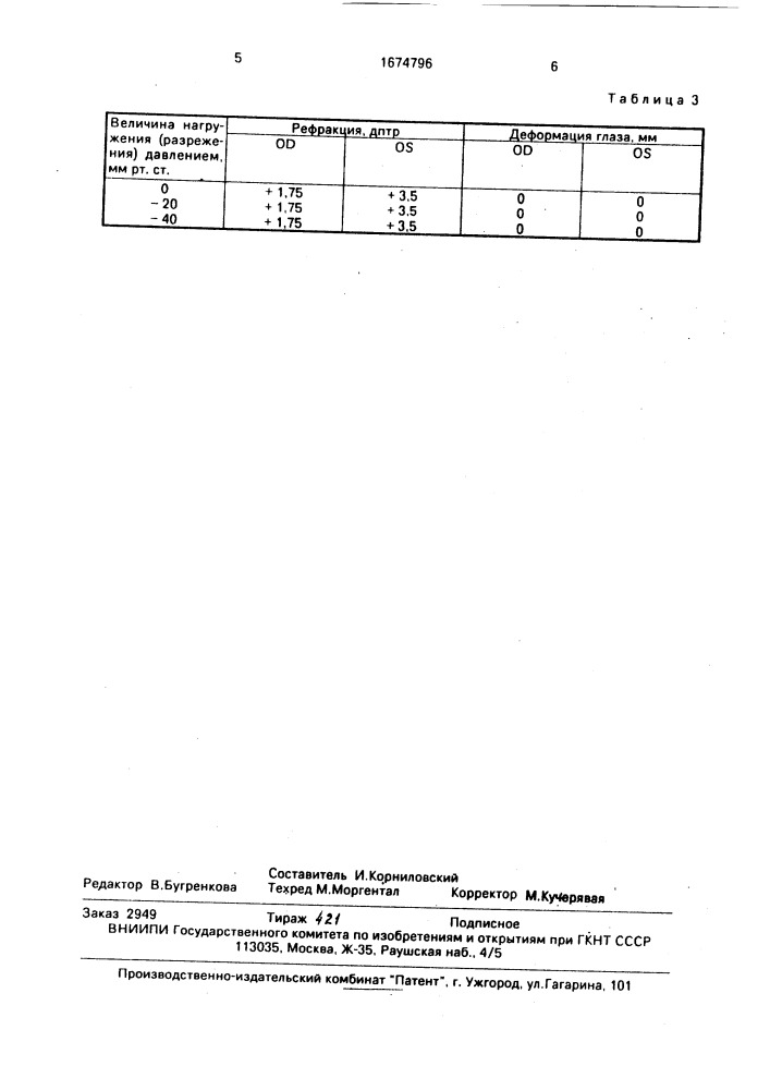 Способ определения деформации глаза (патент 1674796)