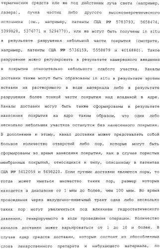 Контролируемое высвобождение активного вещества в среду с высоким содержанием жира (патент 2308263)