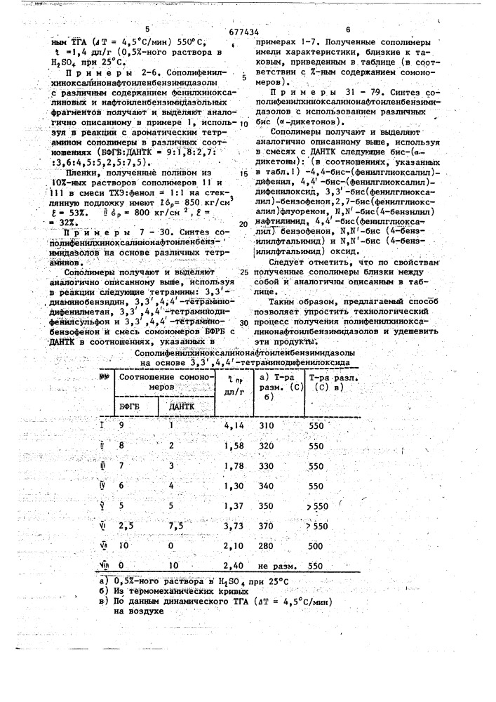 Способ получения полифенилхиноксалинонафтоиленбензимидазолов (патент 677434)