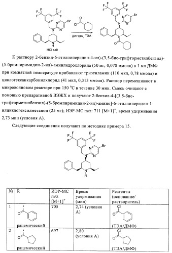 Производные аминопиперидина как ингибиторы бпхэ (белка-переносчика холестерилового эфира) (патент 2442782)